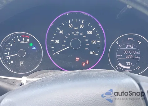 2018 Honda Hr-V Ex-L z USA, uszkodzony, nr VIN 3CZRU5H71JM709880